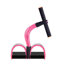 Latex Foot Pedal Resistance Pull Rope Fitness Expander with Handles