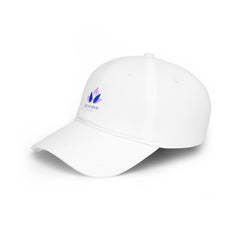 Zen Harbor Living Lotus Cap — Low Profile Baseball Hat with Purple Lotus Logo