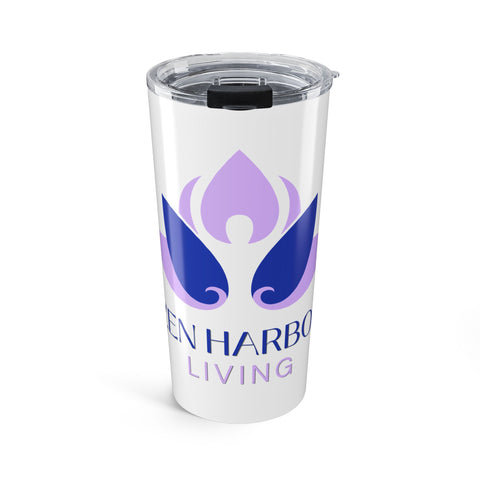 20oz Logo Tumbler – Serenity Lotus Stainless Travel Cup