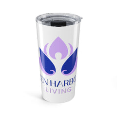 20oz Logo Tumbler – Serenity Lotus Stainless Travel Cup