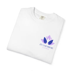 Lotus Serenity T-Shirt — 'As I Am Here' Floral Graphic Tee