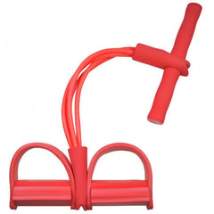 Latex Foot Pedal Resistance Pull Rope Fitness Expander with Handles