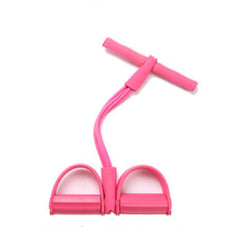 Latex Foot Pedal Resistance Pull Rope Fitness Expander with Handles