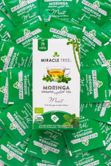 Organic Moringa Tea - Mint - Caffeine-Free Herbal Tea
