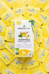Organic Moringa Tea - Lemon & Chamomile - Caffeine-Free Herbal Tea