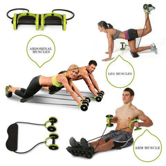 Ab Roller Wheel Multi-Functional Core Strength Fitness Training Equipment Home
