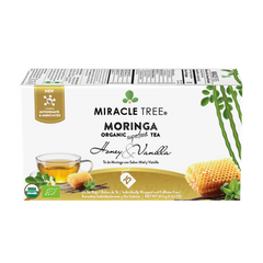 Organic Moringa Tea - Honey & Vanilla - Caffeine-Free Herbal Tea