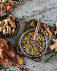 Turmeric Ginger Chai Tea, Anti-Inflammatory - Ayurvedic - Organic